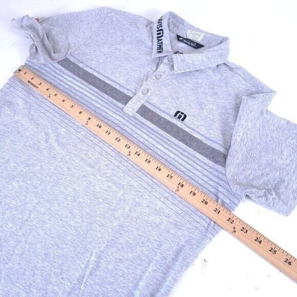 Travis Mathew Will Gordon Tour Issue Golf Pro Polo Shirt Size L - Picture 4 of 10